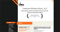 Desktop Screenshot of calabresebrothersmusic.com