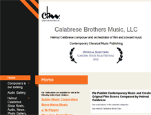Tablet Screenshot of calabresebrothersmusic.com